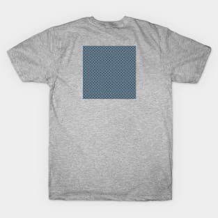 Art Deco Squares - Cream + Navy T-Shirt